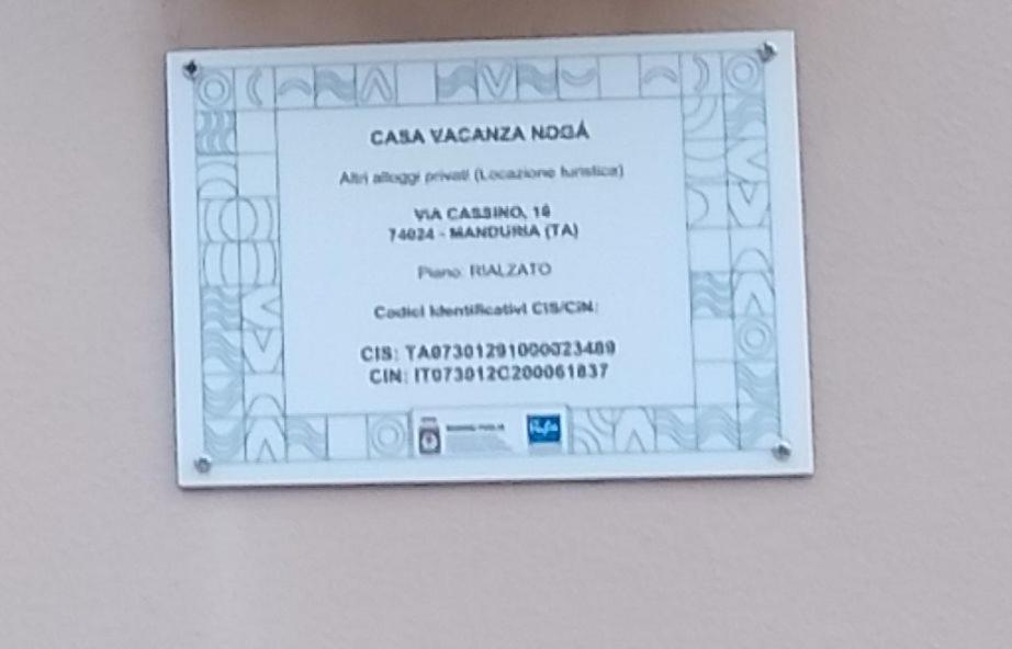 Apartmán Casa Noga' Manduria Exteriér fotografie